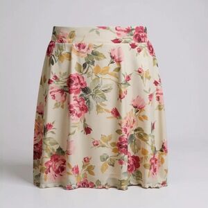 TORRID Mini A-Line Floral Mesh Pull-On‎ Skirt NWT Size 3X